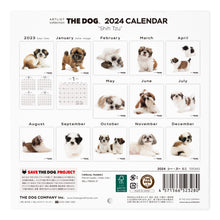 画像をギャラリービューアに読み込む, THE DOG 2024年カレンダー ミニサイズ（シー・ズー）
