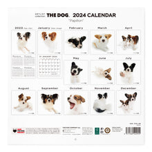 Load image into Gallery viewer, THE DOG 2024 Calendar Large format size (Papillon)
