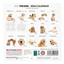 Load image into Gallery viewer, The Dog 2024 Calendar Mini Size (Golden Retriever)
