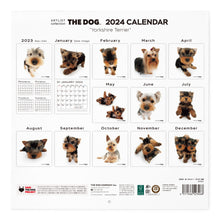 画像をギャラリービューアに読み込む, THE DOG 2024年カレンダー 大判サイズ（ヨークシャー・テリア）
