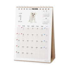 Load image into Gallery viewer, THE DOG 2024 Calendar desktop size (Maltese)
