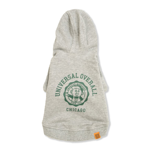 【犬用】UNIVERSAL OVERALL DOG HOODIE  (グレー)