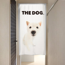 画像をギャラリービューアに読み込む, のれん THE DOG 柴犬（白 150cm丈）
