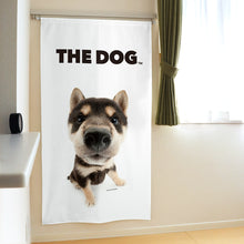 画像をギャラリービューアに読み込む, のれん THE DOG 柴犬（黒 150cm丈）
