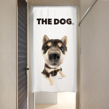 画像をギャラリービューアに読み込む, のれん THE DOG 柴犬（黒 150cm丈）
