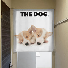 Load image into Gallery viewer, のれん THE DOG ウェルシュ・コーギー（2匹 90cm丈）
