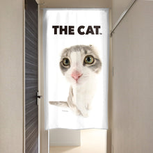 画像をギャラリービューアに読み込む, のれん THE CAT アメリカンカール（150cm丈）

