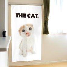 Load image into Gallery viewer, のれん THE CAT スコティッシュフォールド（クリーム 150cm丈）
