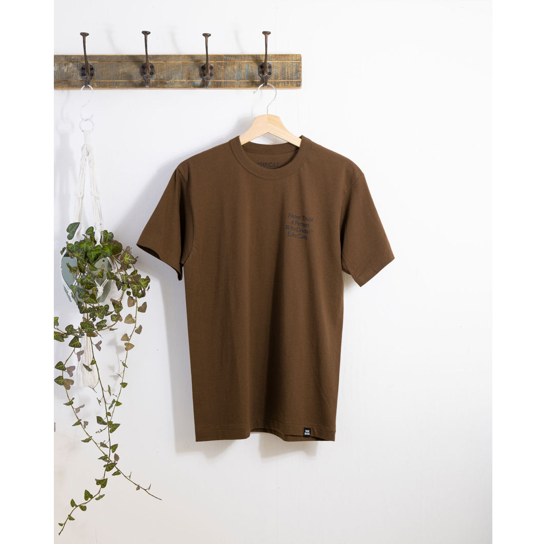 THE CAT x SHOGO SEKINE Original T -shirt (Brown)