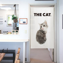 画像をギャラリービューアに読み込む, のれん THE CAT ノルウェージャンフォレストキャット（ブルータビー 150cm丈）
